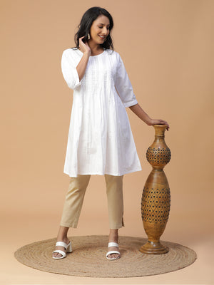 Design 28 Ganpati Cotton Knee Length Kurtis – Kavya Style Plus